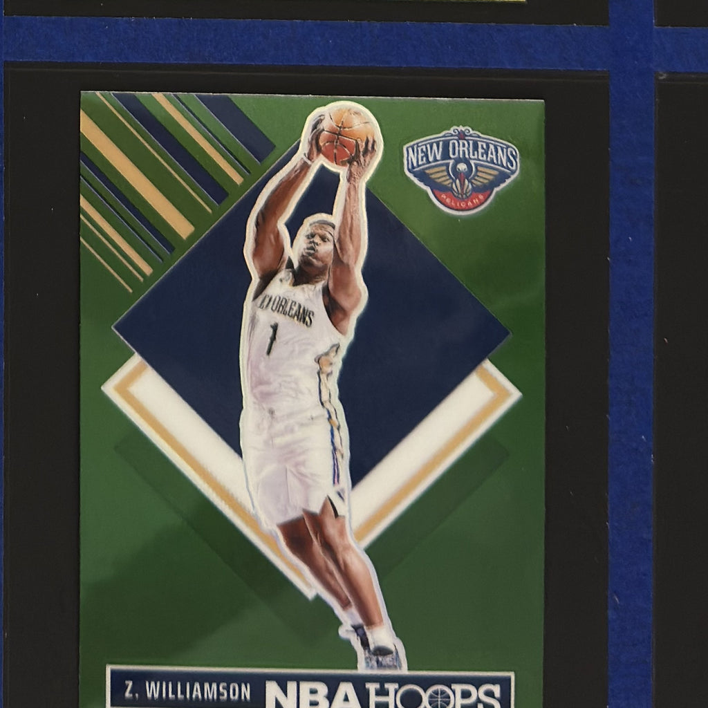 2024-25 Panini NBA Hoops Tribute Green Prizm Premium Zion Williamson #290 — front view