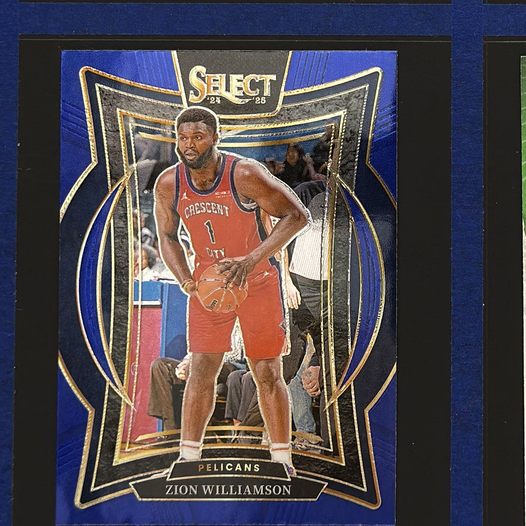 2024-25 Panini Select Concourse Blue Zion Williamson #28 — front view