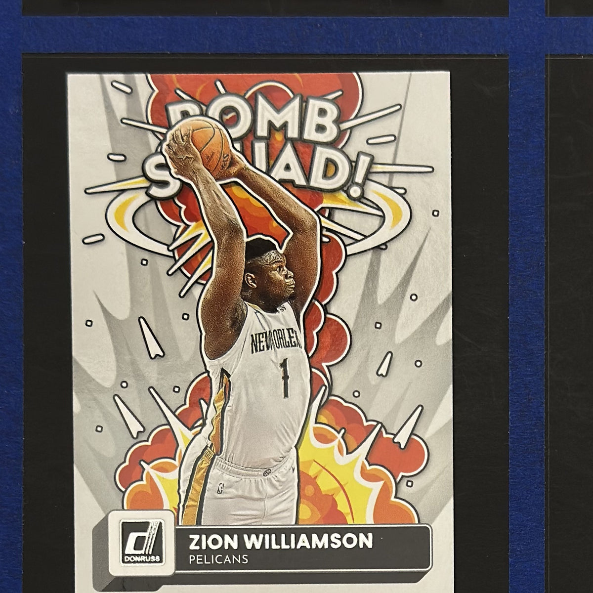 2022-23 Panini Donruss Bomb Squad Zion Williamson #7 — front view