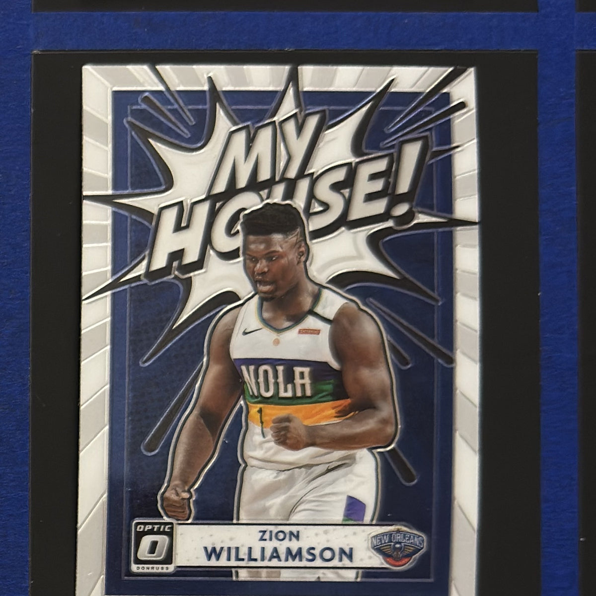 2020-21 Panini Donruss Optic My House! Zion Williamson #18 — front view
