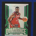 2024-25 Panini Prizm Dominance Green Prizm Zion Williamson #22 — front view
