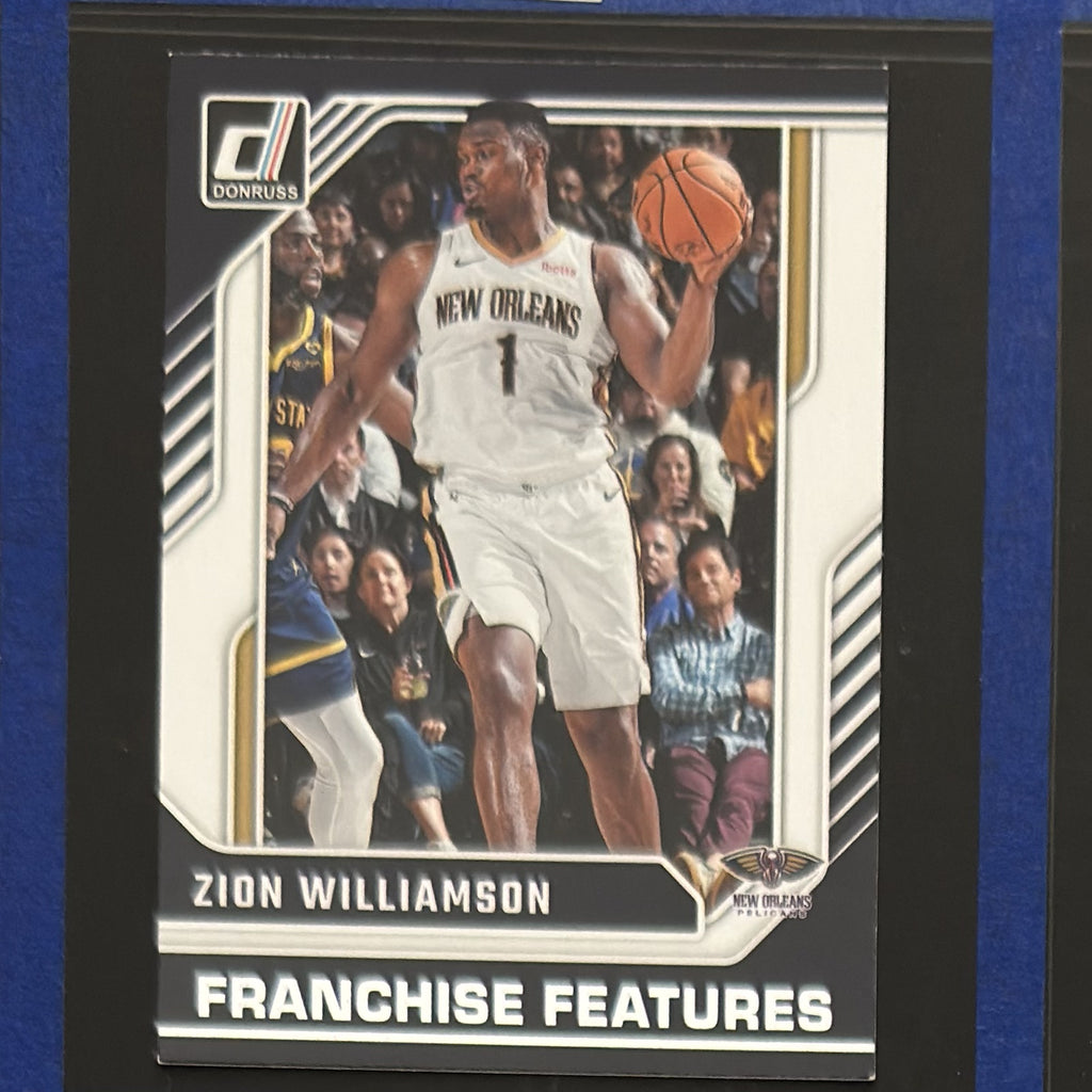 2024-25 Panini Donruss Franchise Features Zion Williamson #21 — front view