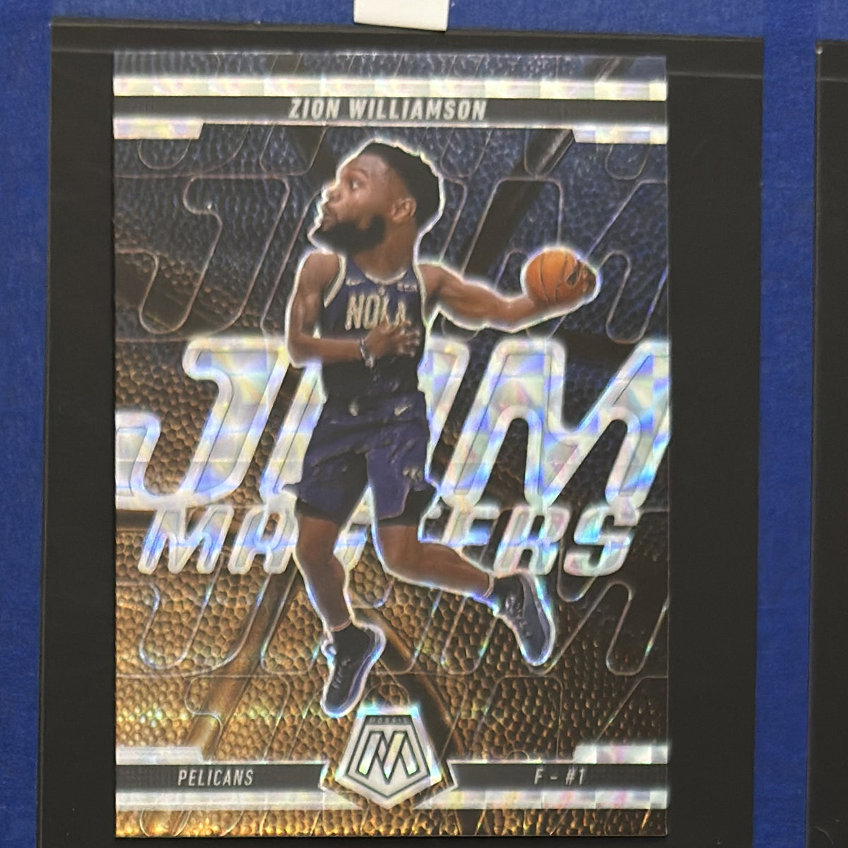 2024-25 Panini Mosaic Jam Masters Mosaic Prizm Zion Williamson #1 — front view