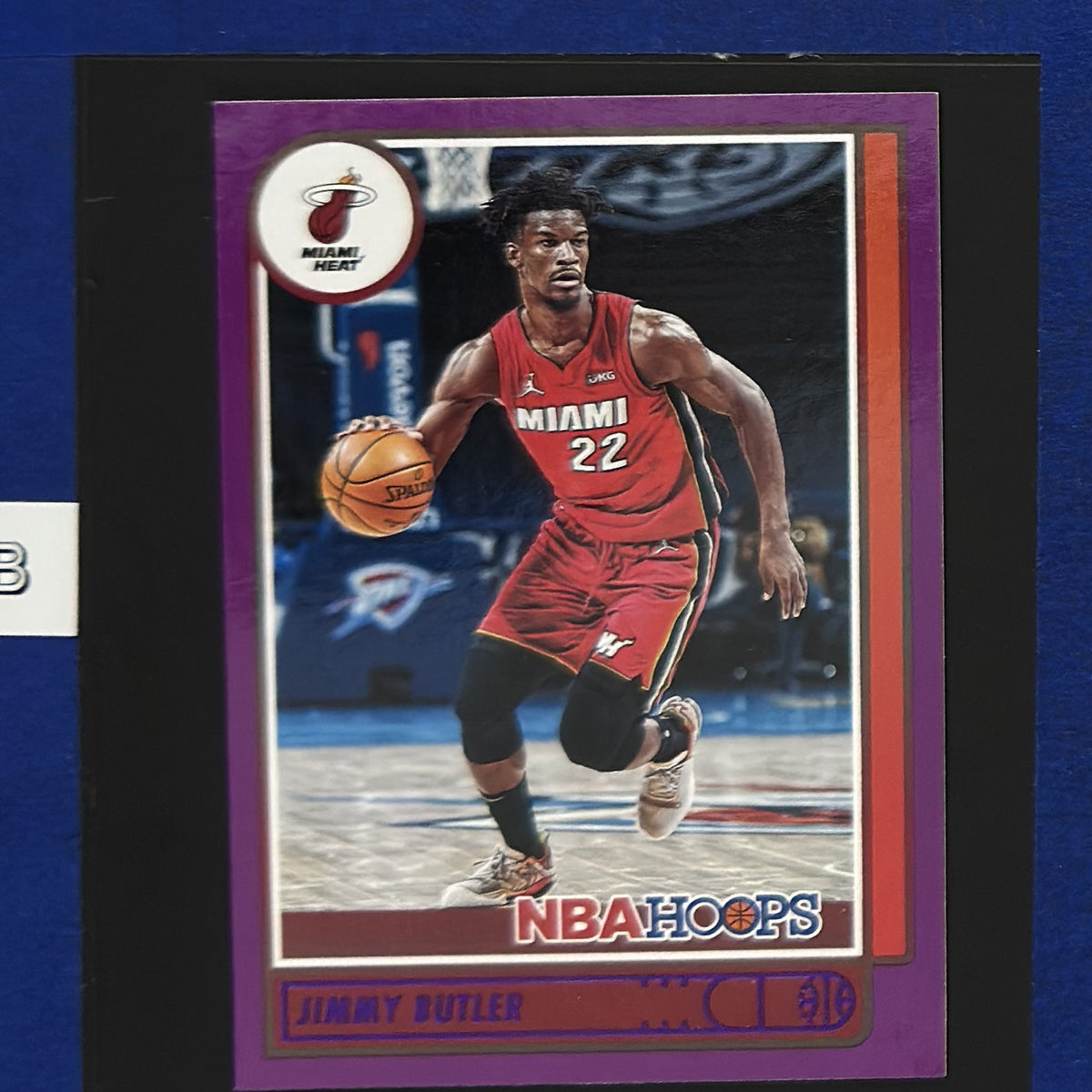 2021-22 Panini NBA Hoops Purple Jimmy Butler #10 — front view