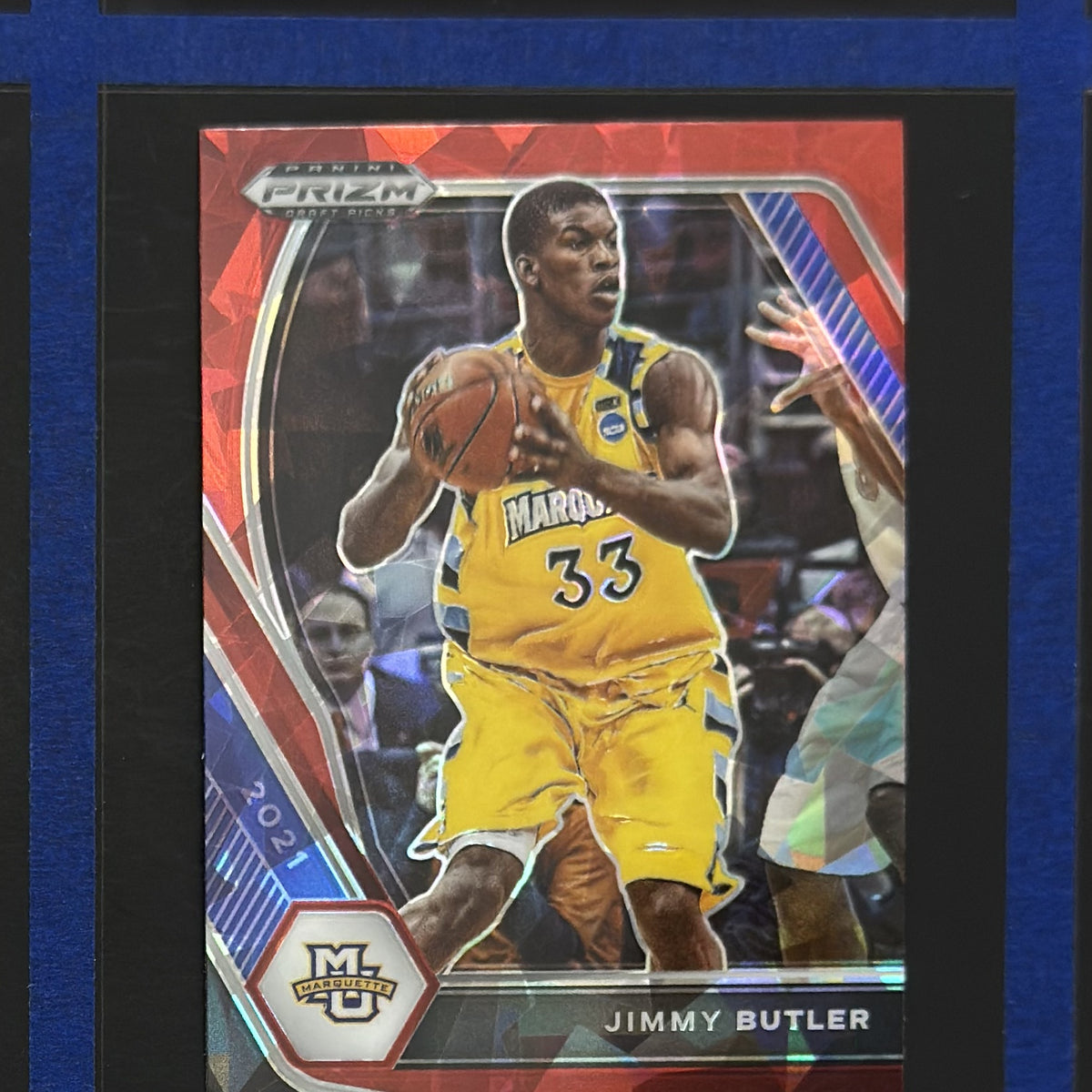 2021-22 Panini Prizm Draft Picks Red Ice Prizm Jimmy Butler #66 — front view
