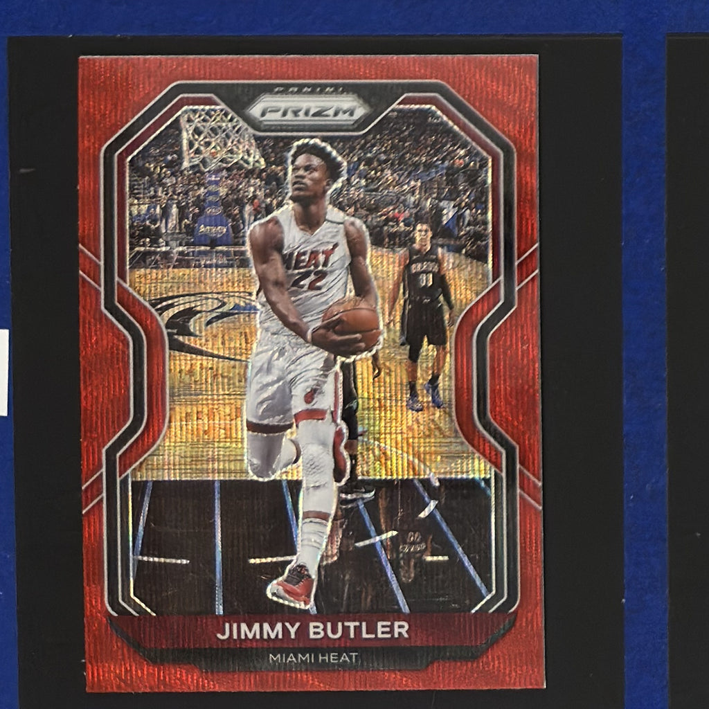 2020-21 Panini Prizm Red Ice Prizm Jimmy Butler #137 — front view
