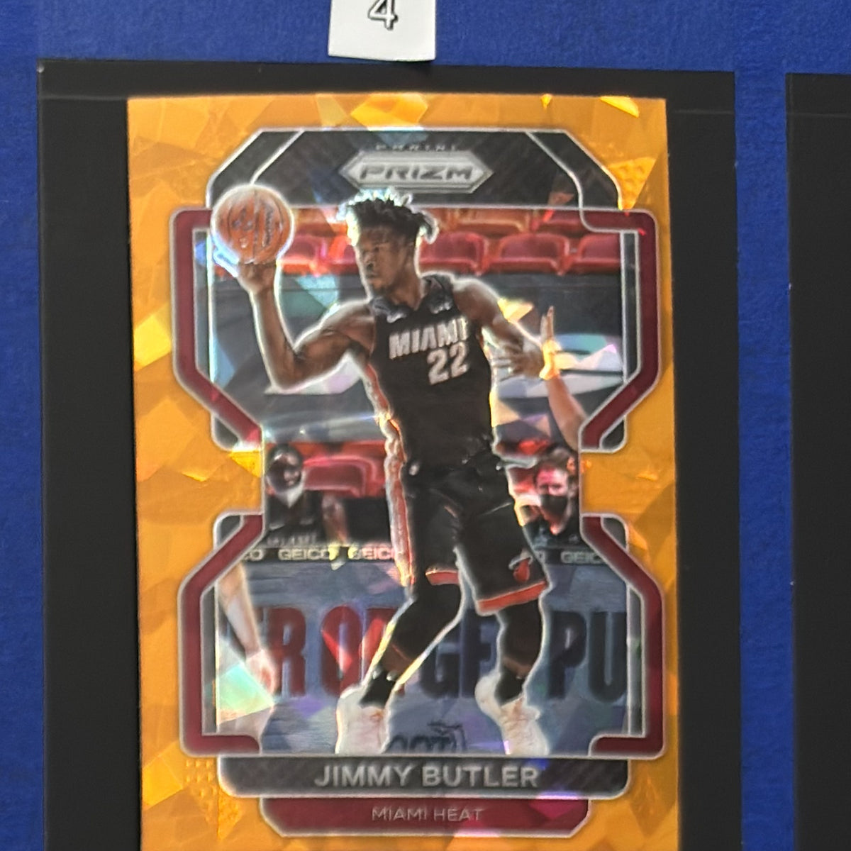 2021-22 Panini Prizm Orange Ice Prizm Jimmy Butler #236 — front view