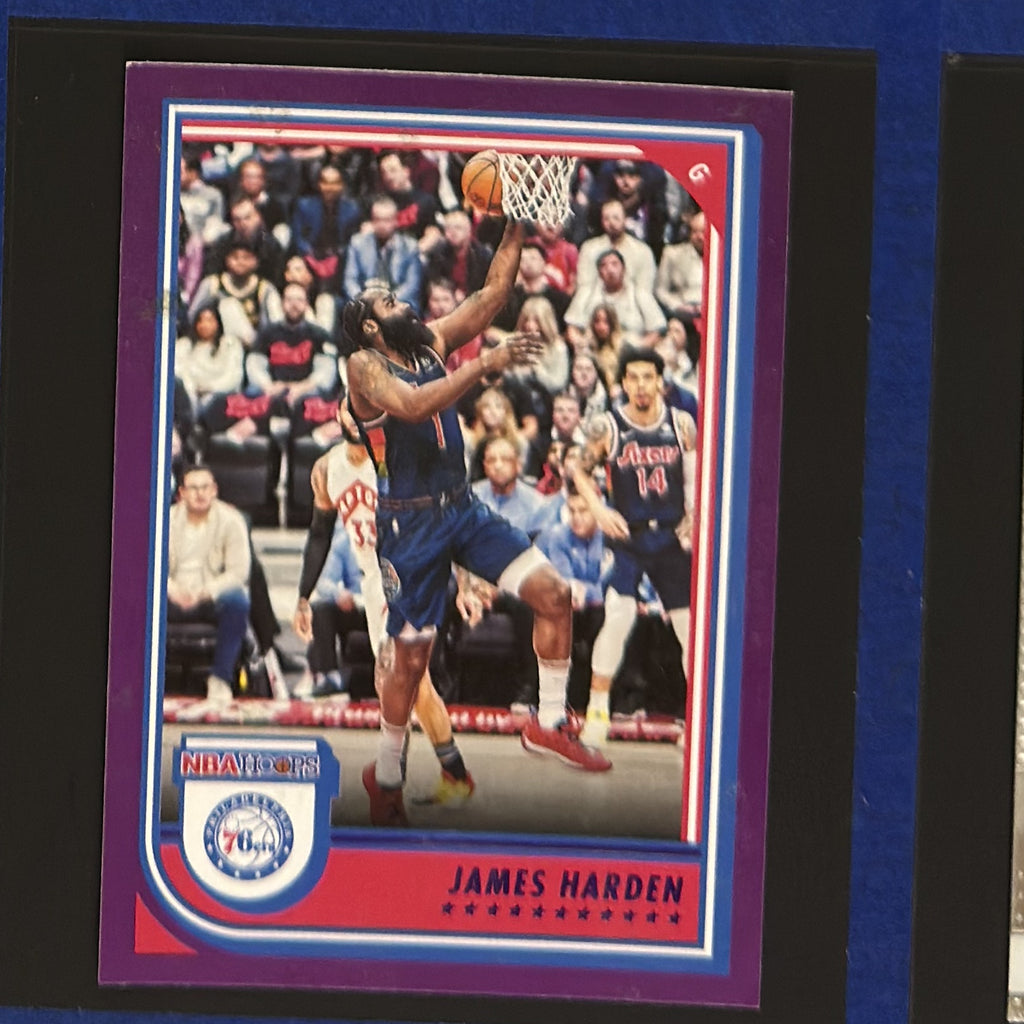 2022-23 Panini NBA Hoops Purple James Harden #29 — front view