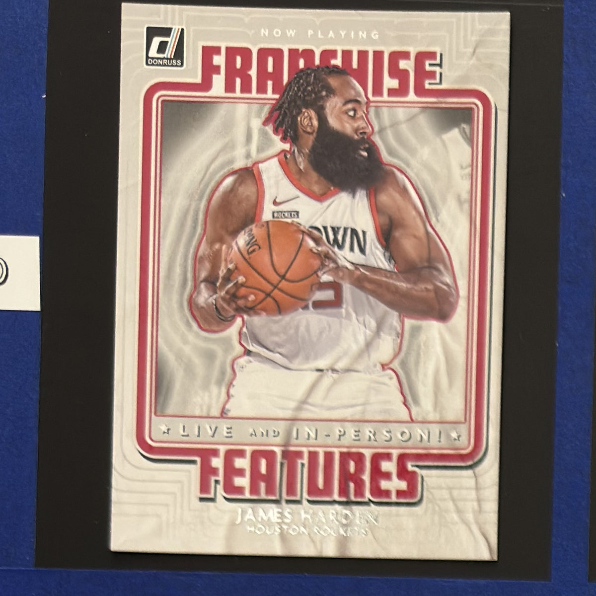 2020-21 Panini Donruss Franchise Features James Harden #11 — front view