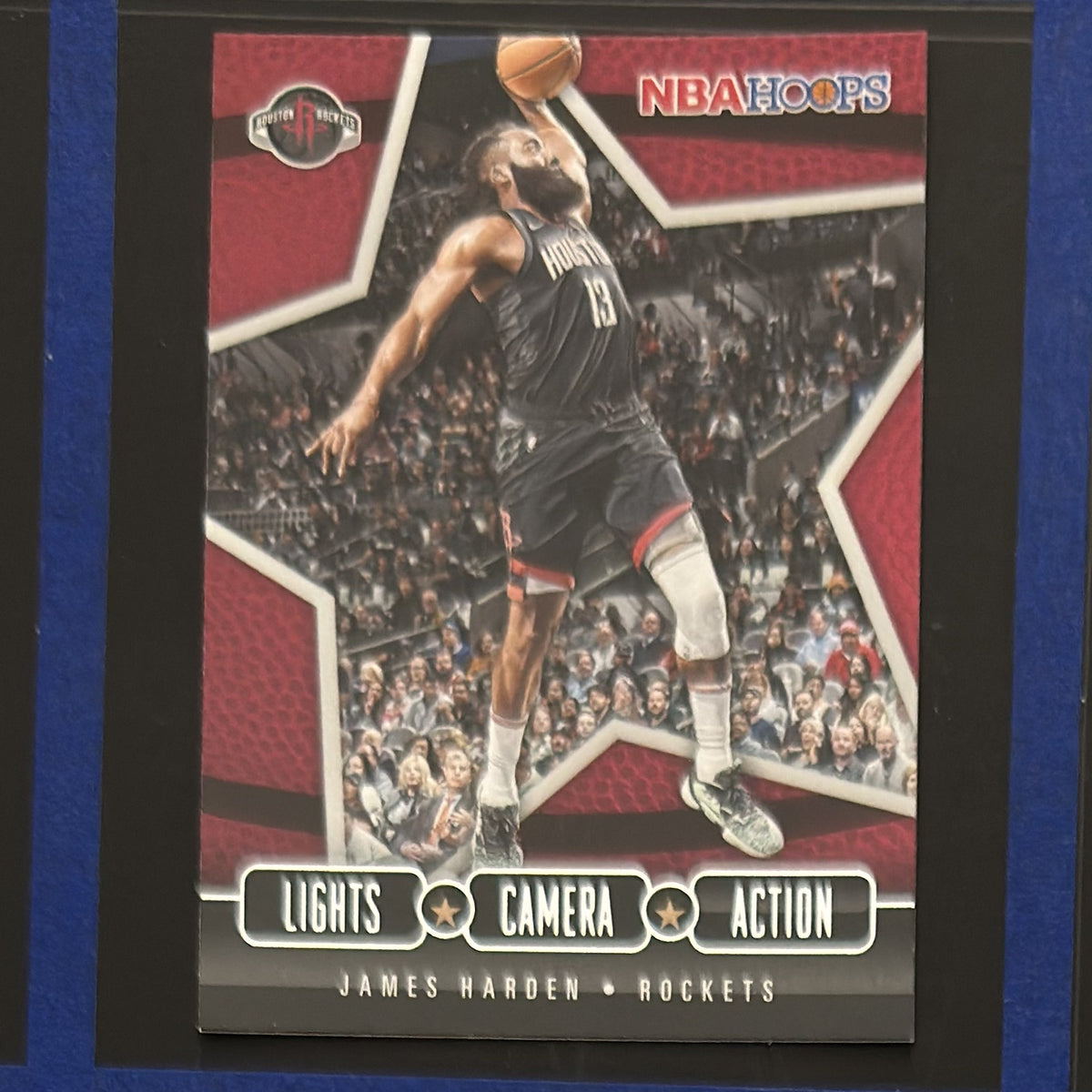 2020-21 Panini NBA Hoops Lights Camera Action James Harden #21 — front view