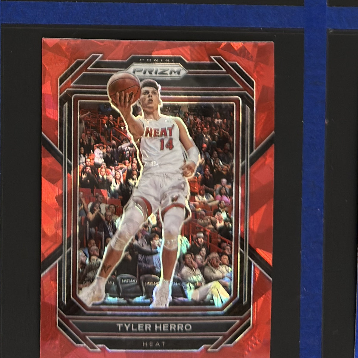 2022-23 Panini Prizm Red Ice Prizm Tyler Herro #166 — front view