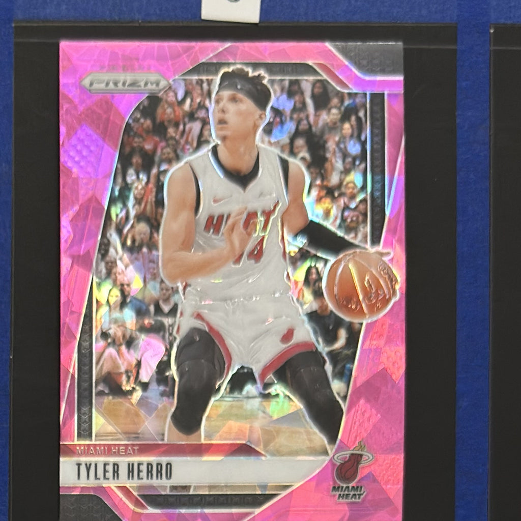 2024-25 Panini Prizm Pink Ice Prizm Tyler Herro #98 — front view