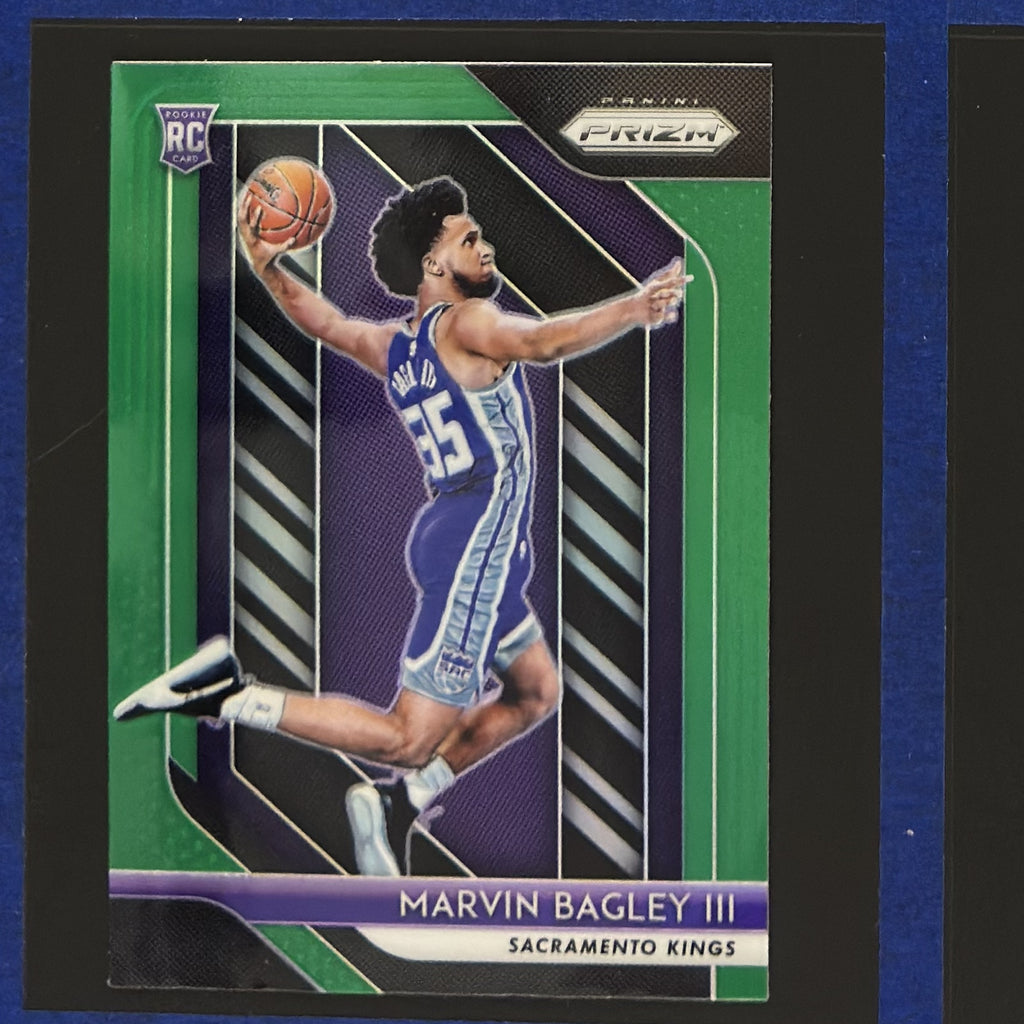 2018-19 Panini Prizm Green Prizm Marvin Bagley III RC #181 — front view