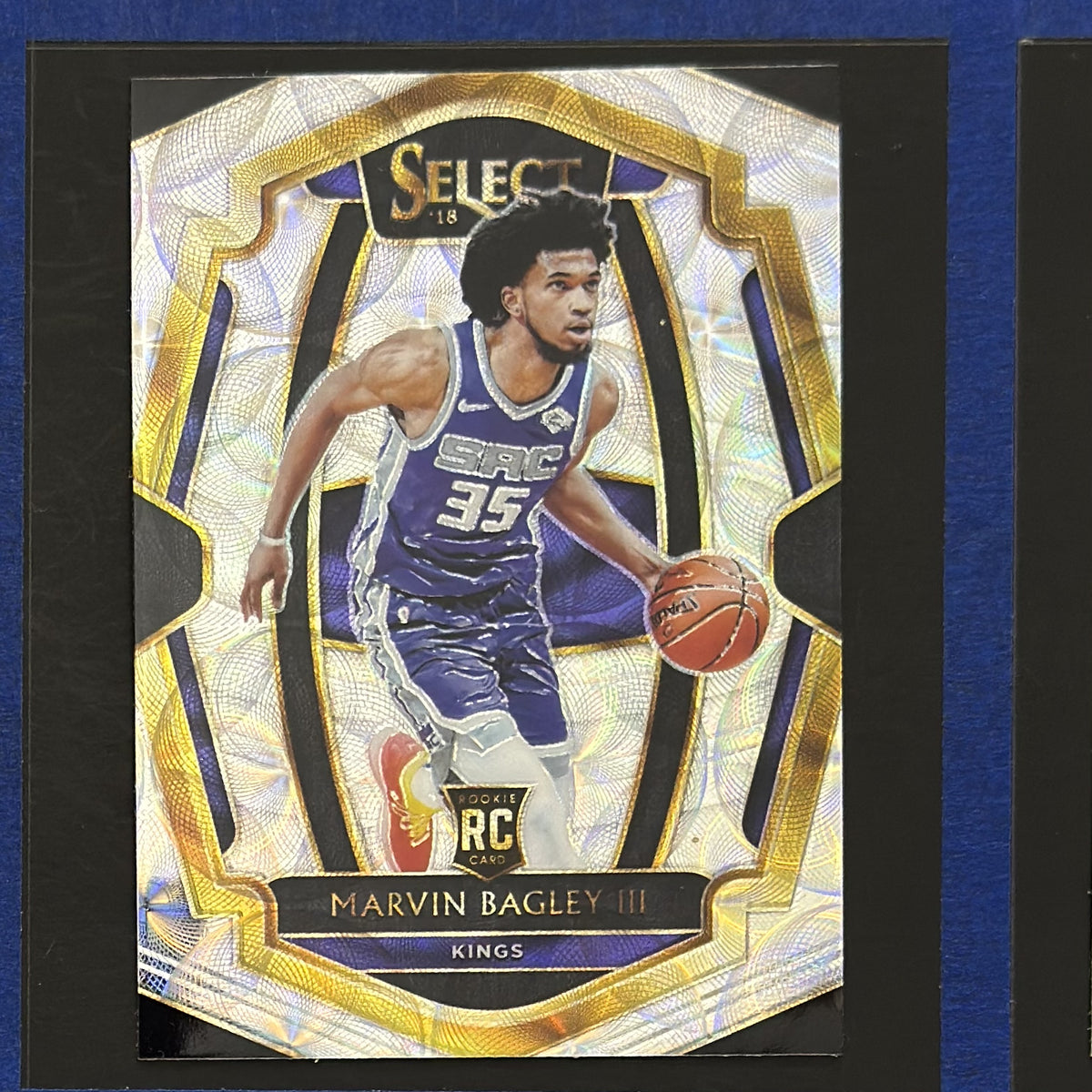 2018-19 Panini Select Premier Level Scope Prizm Marvin Bagley III RC #112 — front view
