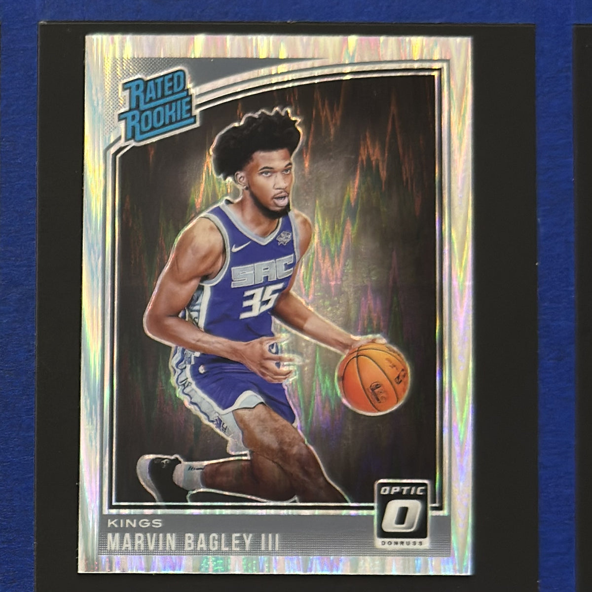 2018-19 Panini Donruss Optic Rated Rookie Shock Prizm Marvin Bagley III RC #168 — front view