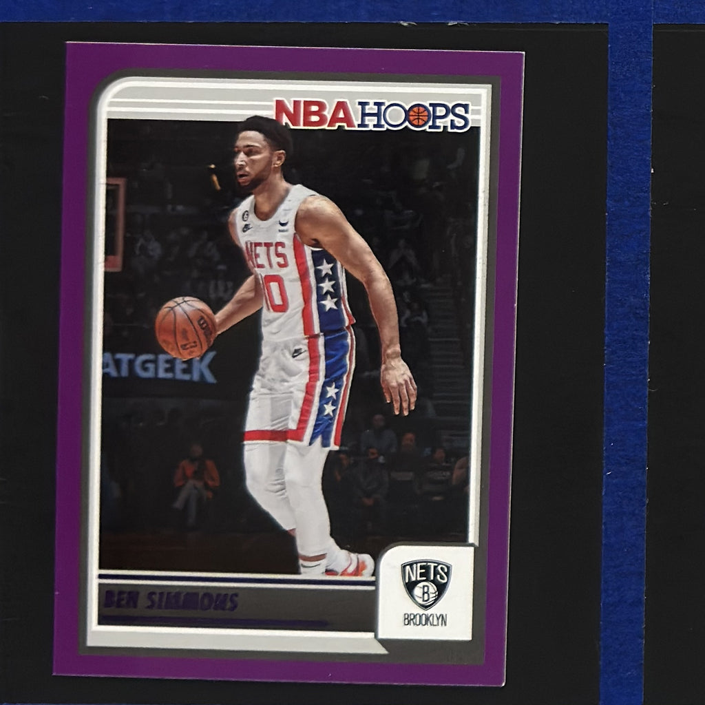 2023-24 Panini NBA Hoops Purple Ben Simmons #184 — front view