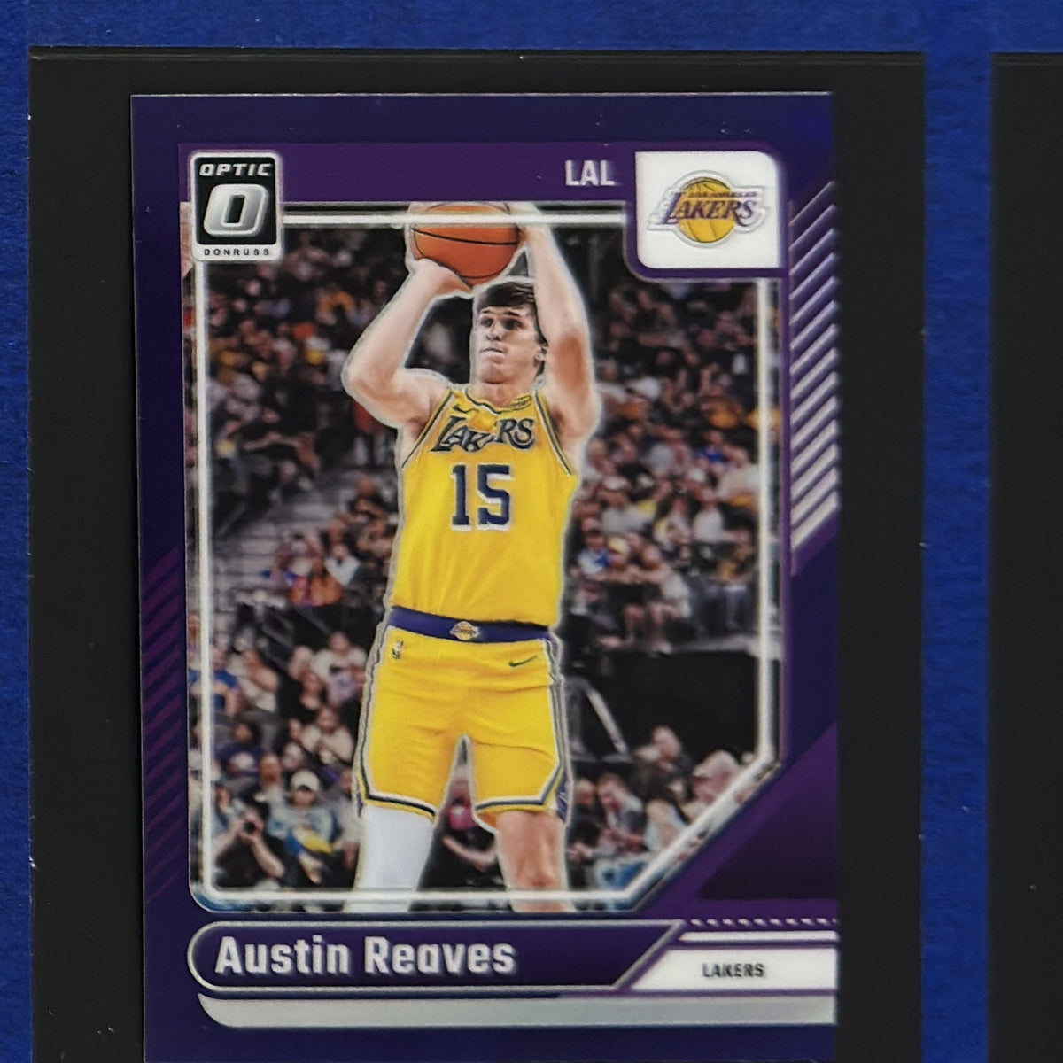 2024-25 Panini Donruss Optic Purple Prizm Austin Reaves #140 — front view