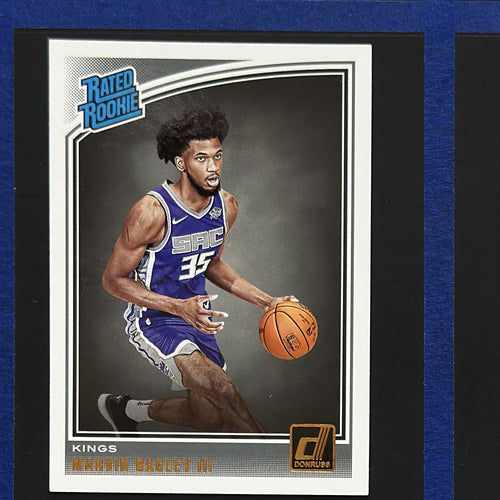 2018-19 Panini Donruss Rated Rookie Marvin Bagley III RC #168 — front view