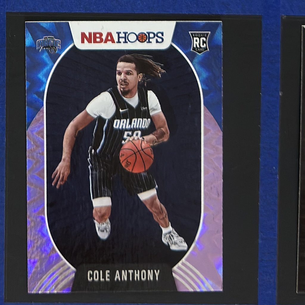 2020-21 Panini NBA Hoops Purple Explosion Cole Anthony RC #234 — front view