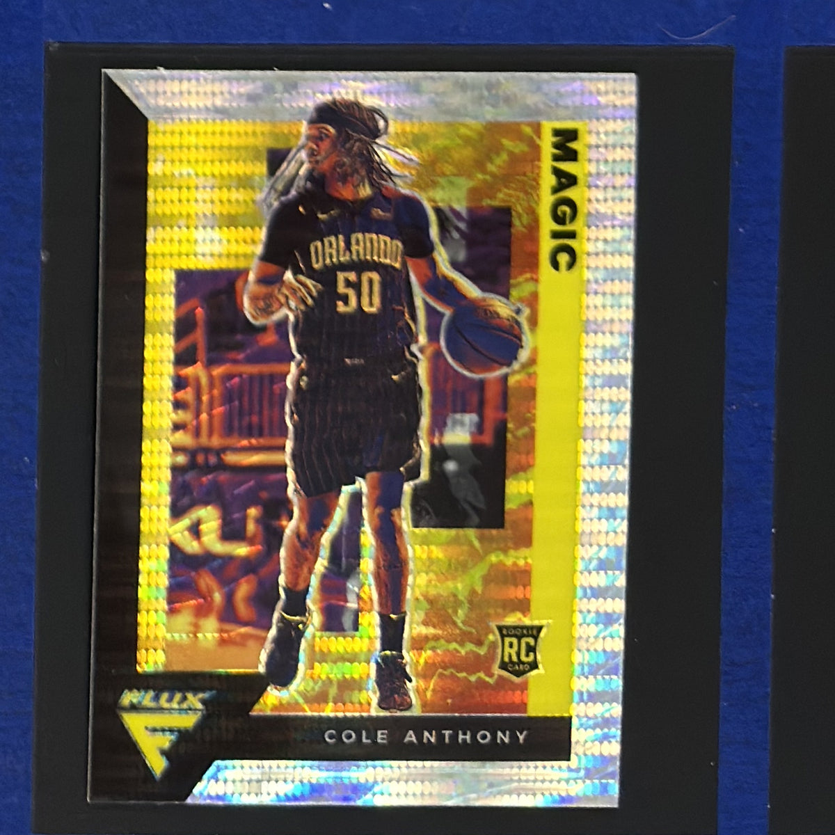 2020-21 Panini Flux Mojo Silver Cole Anthony RC #210 — front view