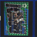 2021-22 Panini Mosaic Bang! Green Mosaic Prizm Cole Anthony #3 — front view