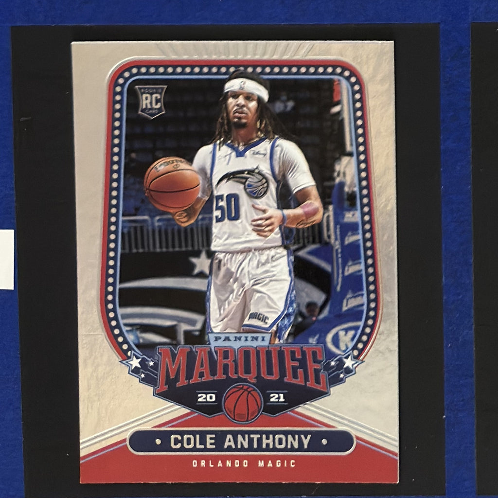 2020-21 Panini Chronicles Marquee Cole Anthony RC #251 — front view