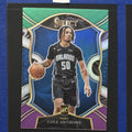 2020-21 Panini Select Concourse Green White Purple Prizm Cole Anthony RC #75 — front view