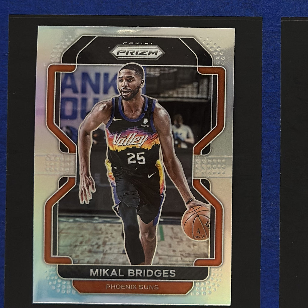 2021-22 Panini Prizm Silver Mikal Bridges #27 — front view