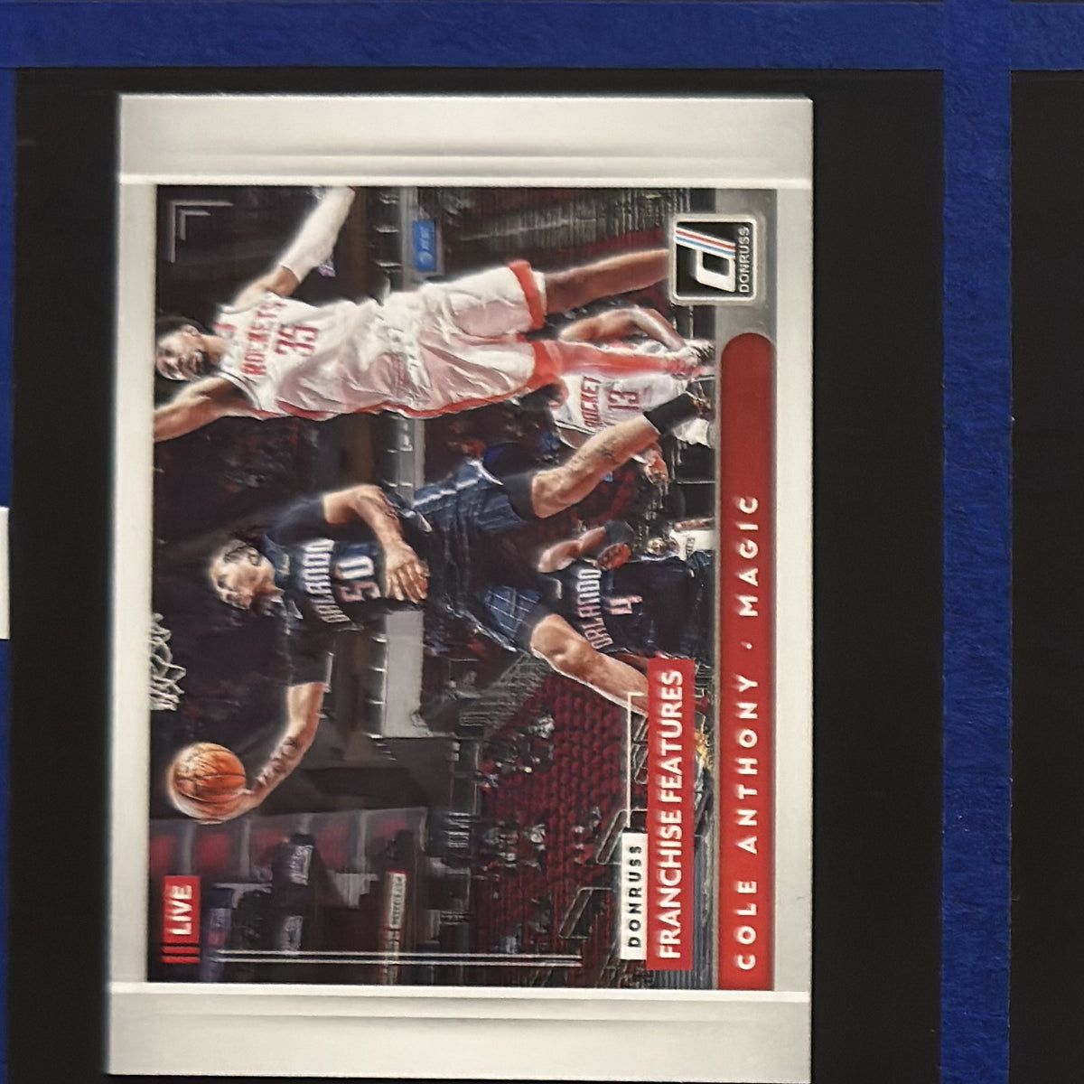 2021-22 Panini Donruss Franchise Features Cole Anthony #21 — front view