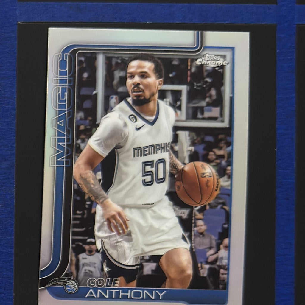 2025-26 Topps Chrome Cole Anthony #175 — front view