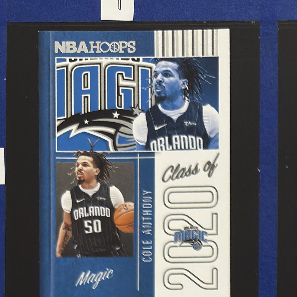 2020-21 Panini NBA Hoops Class of 2020 Cole Anthony RC #4 — front view