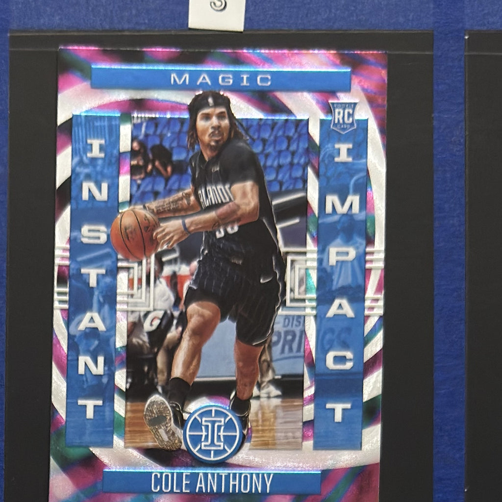 2020-21 Panini Illusions Instant Impact Cole Anthony RC #24 — front view