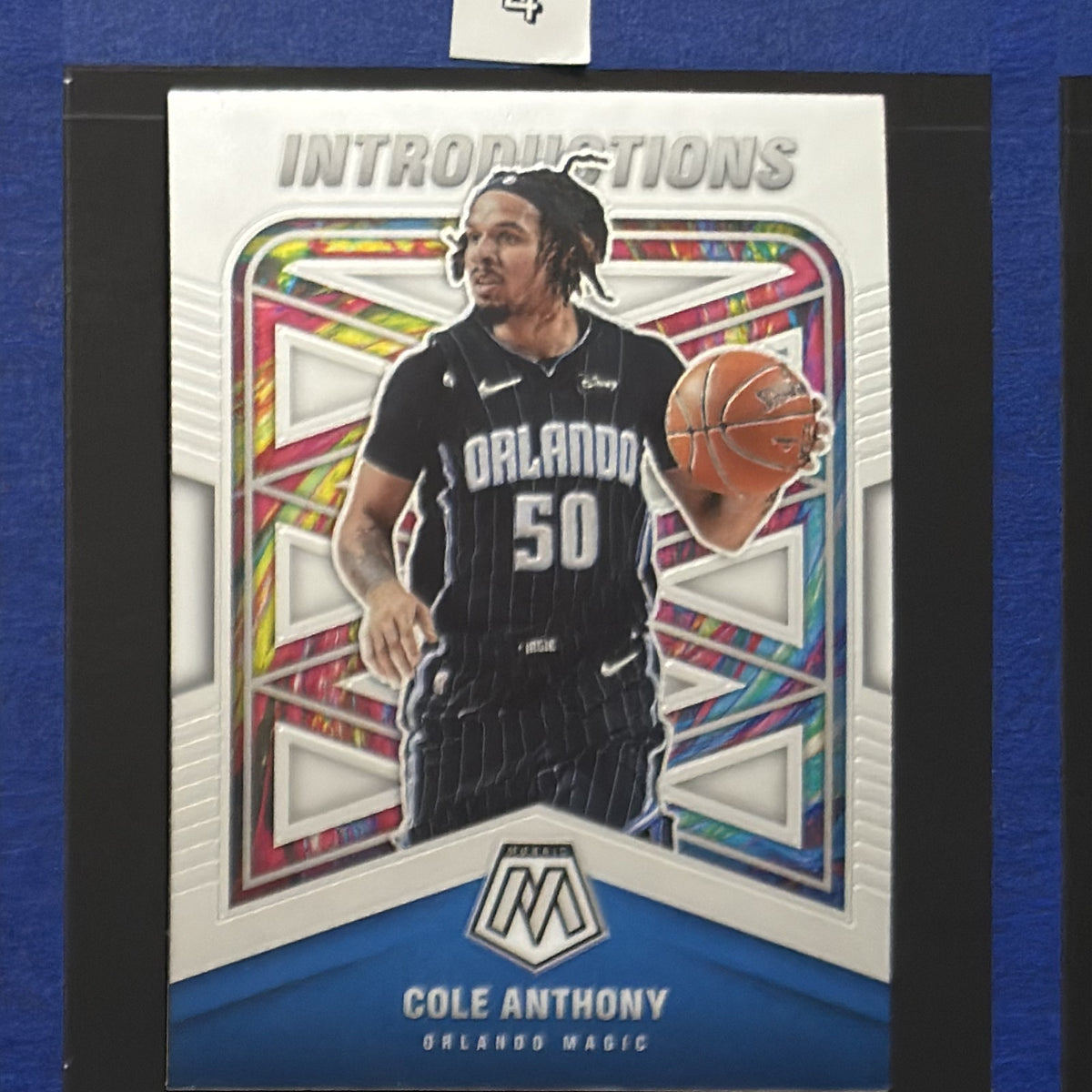 2020-21 Panini Mosaic Introductions Cole Anthony RC #7 — front view