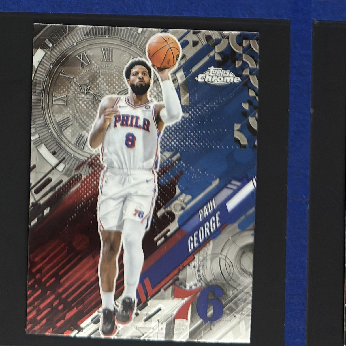 2025-26 Topps Chrome Go Time Paul George #GT-15 — front view