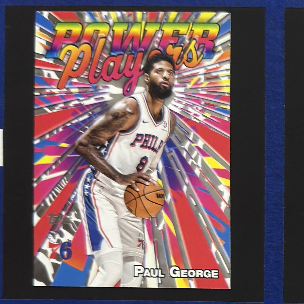 2025-26 Topps Power Players Paul George #PP-11 — front view
