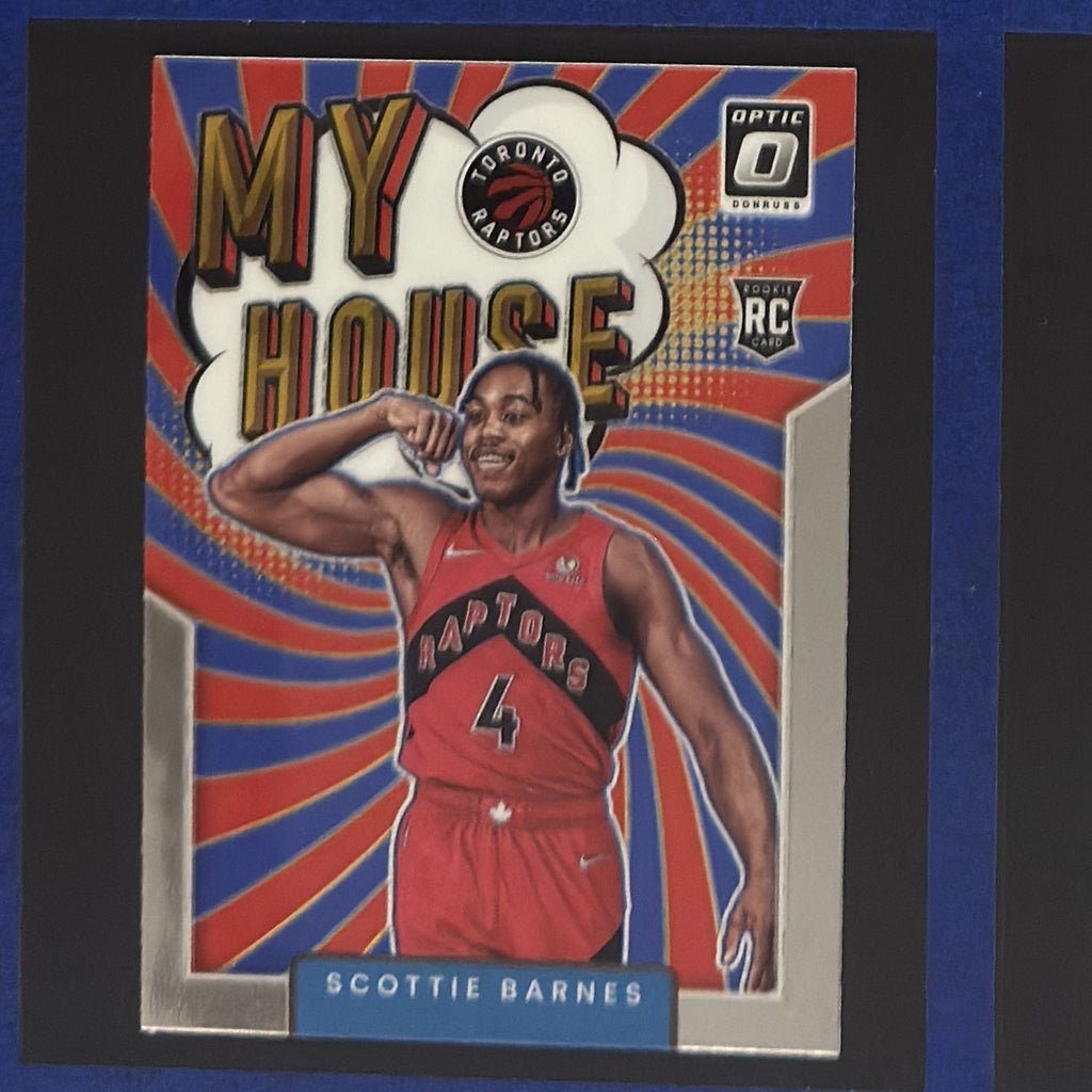2021-22 Panini Donruss Optic My House Scottie Barnes RC #19 — front view