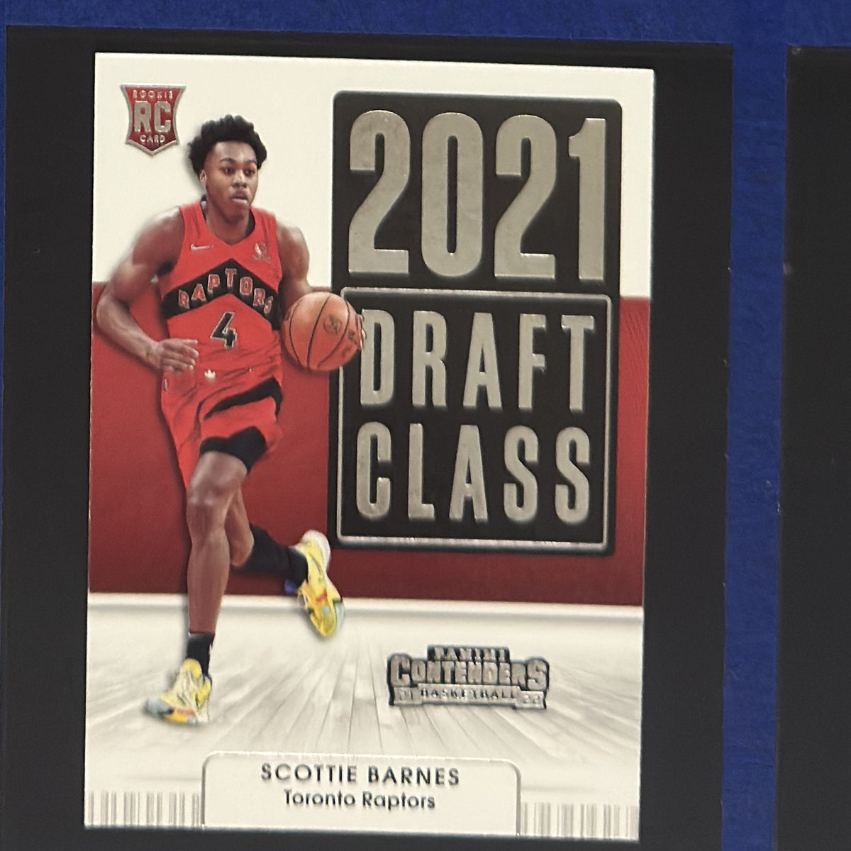 2021-22 Panini Contenders 2021 Draft Class Scottie Barnes RC #4 — front view