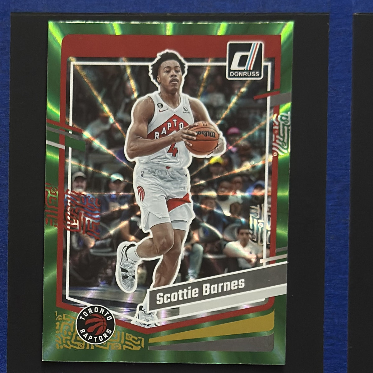2023-24 Panini Donruss Green Laser Scottie Barnes #46 — front view