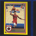 2022-23 Panini NBA Hoops Yellow Scottie Barnes #37 front