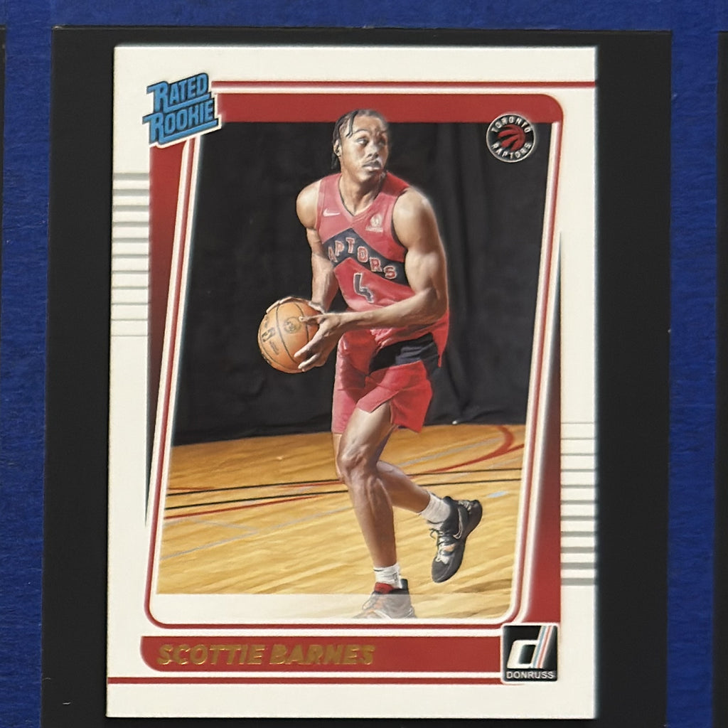2021-22 Panini Donruss Rated Rookie Scottie Barnes RC #236 front