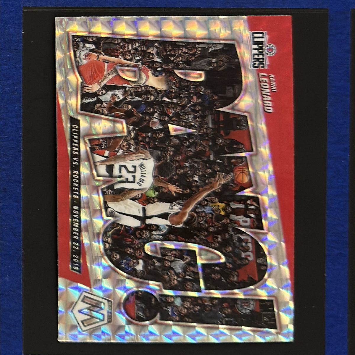 2021-22 Panini Mosaic Bang! Mosaic Kawhi Leonard #14 front