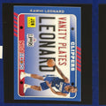 2020-21 Panini NBA Hoops Vanity Plates Kawhi Leonard #4 — front view