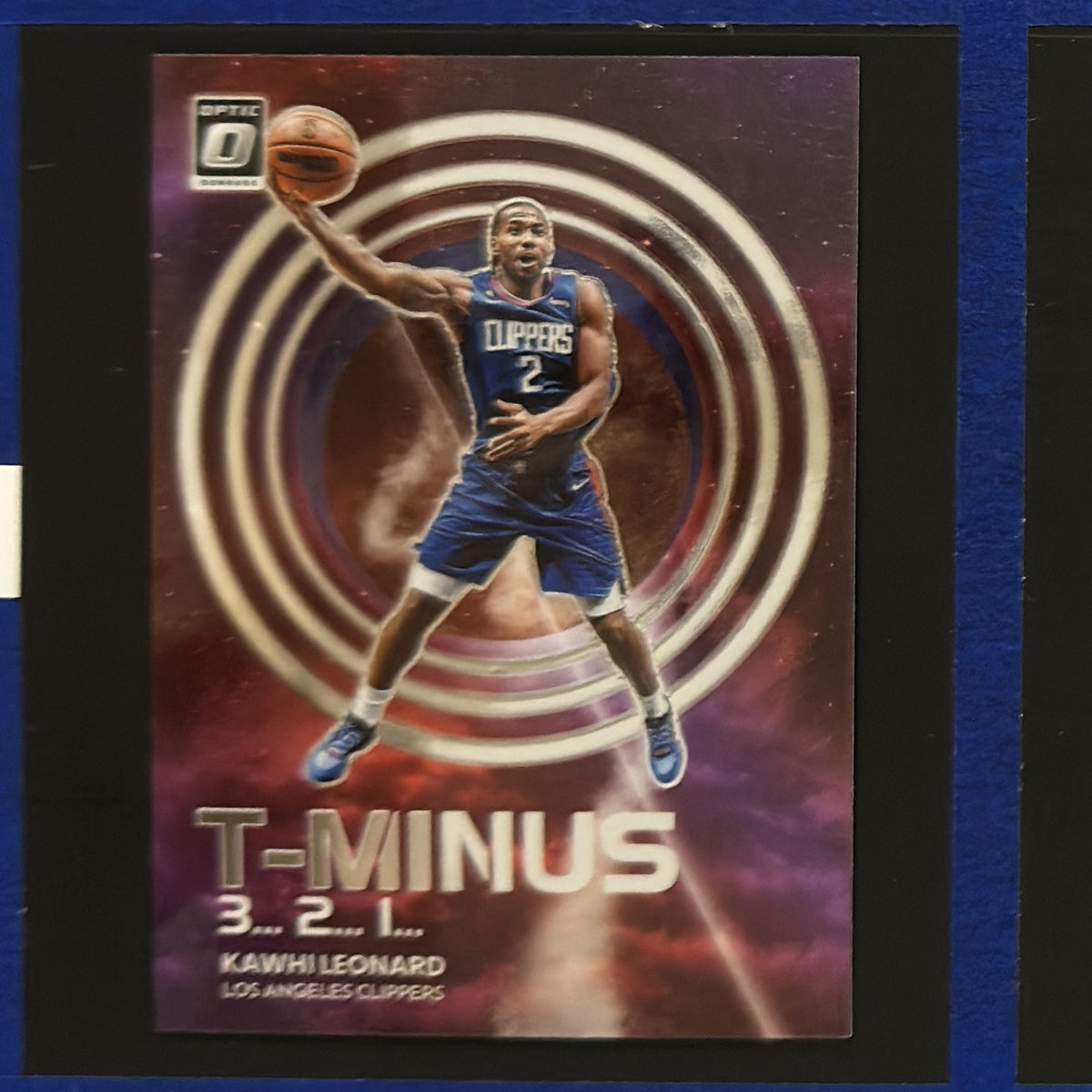 2022-23 Panini Donruss Optic T-Minus 3...2...1 Kawhi Leonard #12 — front view