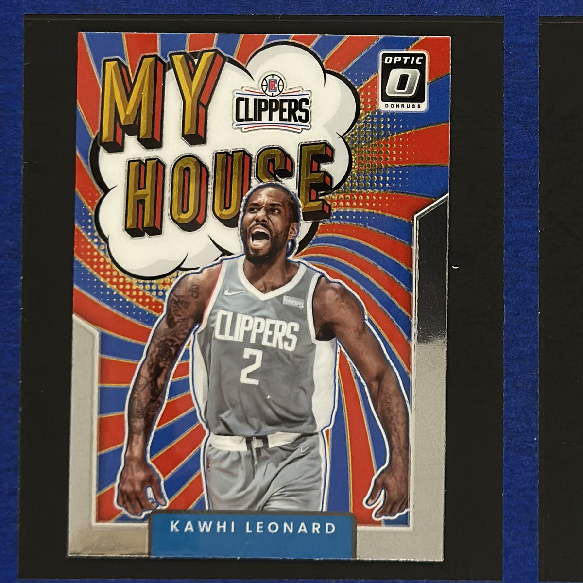 2021-22 Panini Donruss Optic My House! Kawhi Leonard #7 — front view
