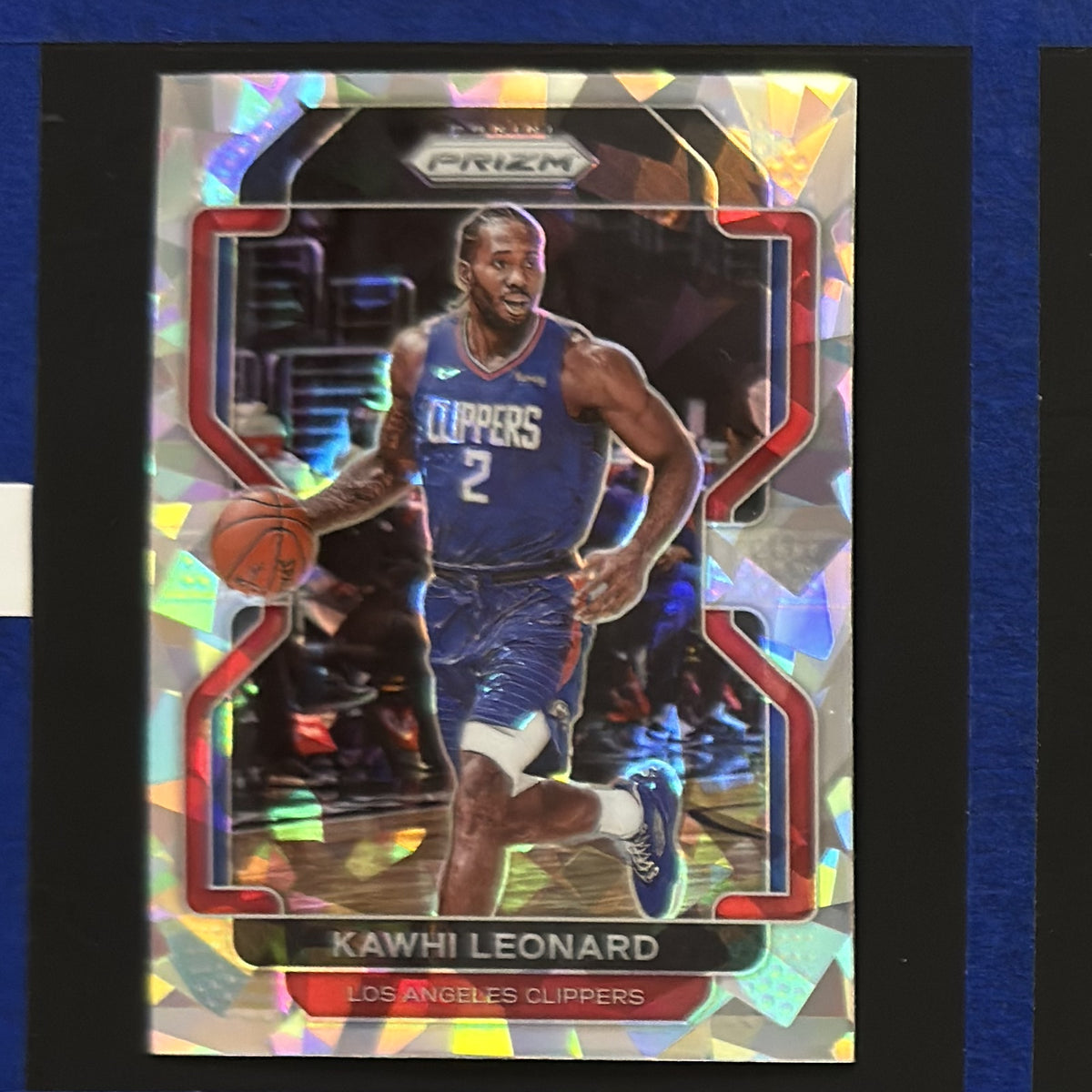 2021-22 Panini Prizm Cracked Ice Kawhi Leonard #71 — front view
