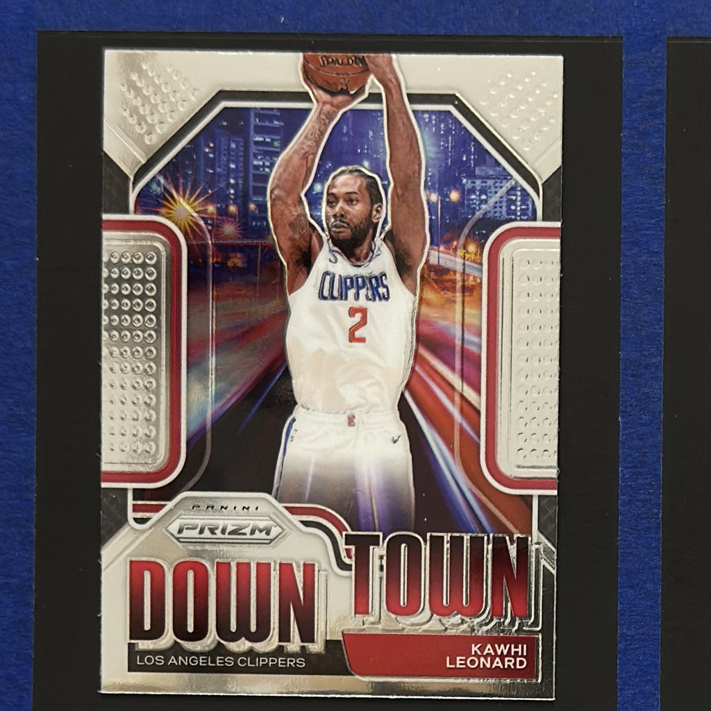 2020-21 Panini Prizm Downtown Bound Kawhi Leonard #14 front