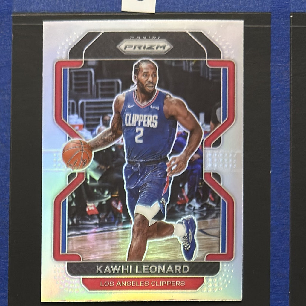 2021-22 Panini Prizm Silver Kawhi Leonard #71 — front view