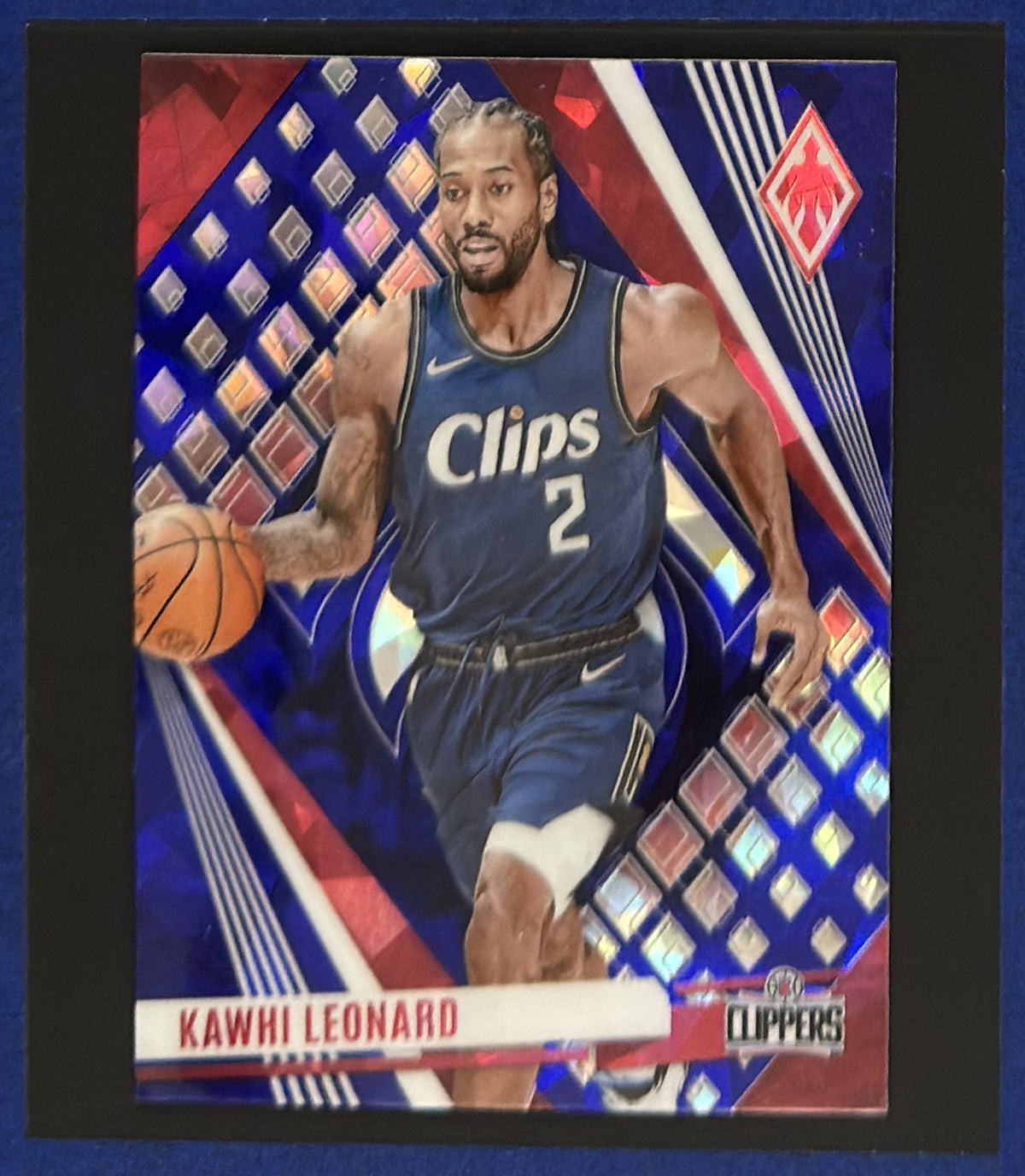 2023-24 Panini Phoenix Blue Ice Kawhi Leonard #96 front