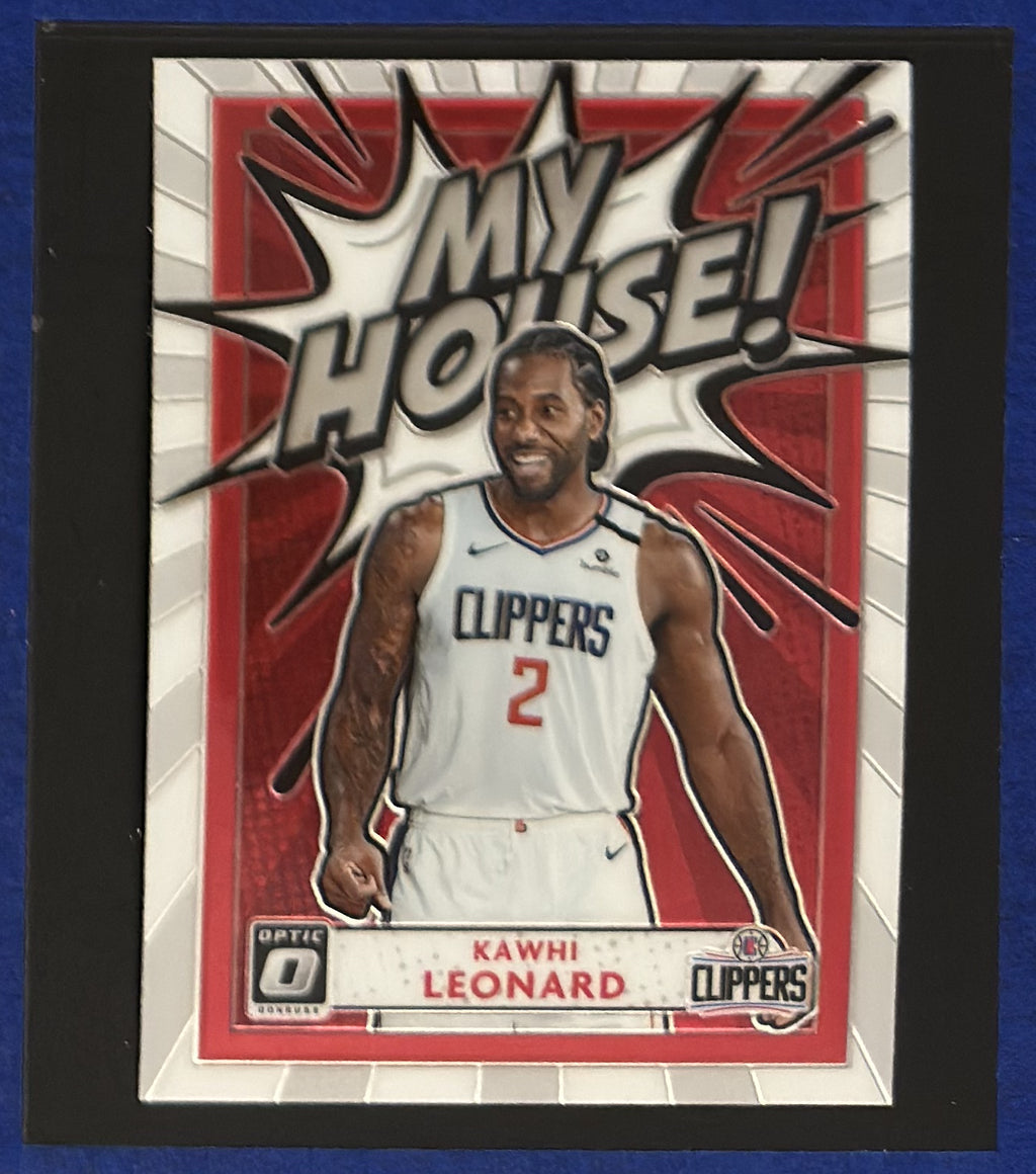 2020-21 Panini Donruss Optic My House! Kawhi Leonard #19 front