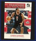2022-23 Panini Donruss Franchise Features Kawhi Leonard #22 front